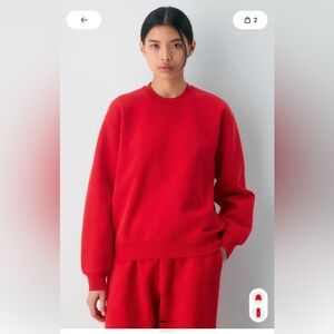 NWT Aritzia Perfect Fit Crewneck Sweatfleece Sweatshirt